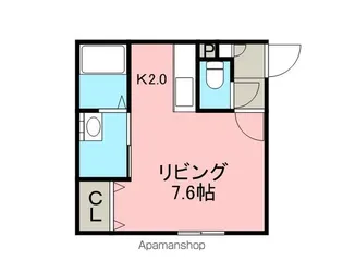 マリオット恵庭NORTH【101号室】の間取り