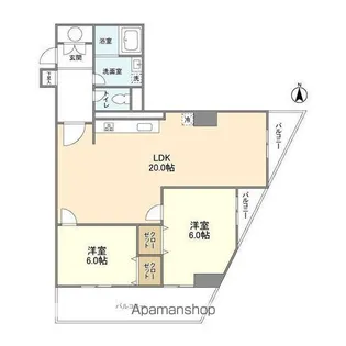 東京都新宿区上落合2丁目【マンション】の間取り