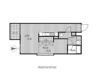 クロサスレジデンス徳川園【6階】の間取り