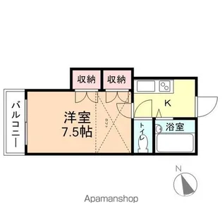 カーサアテナ【201号室】の間取り