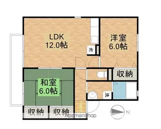ライズ後藤B【202号室】の間取り