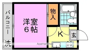 シーボニアマンション【6階】の間取り