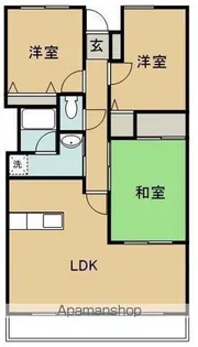 サザンコンフォート【203号室】の間取り