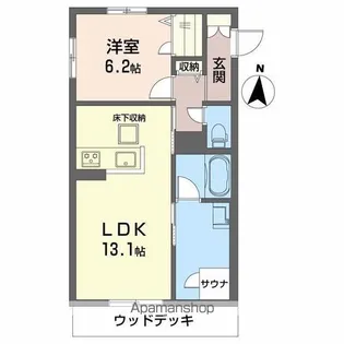 リラフォート【1階】の間取り