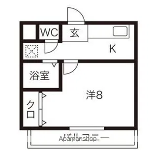 マンションブリッジ88【2階】の間取り