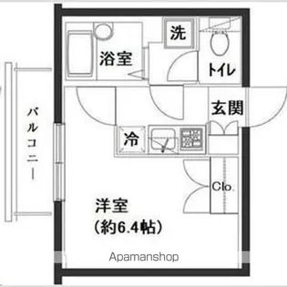 ヴェルト笹塚ツインⅡ【3階】の間取り