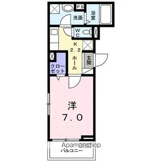 サニーフラット【3階】の間取り