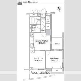 プライムアーバン町屋サウスコート【4階】の間取り