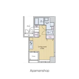 ラクレイス薬院【5階】の間取り