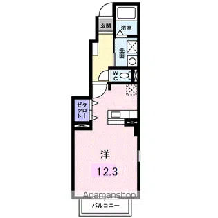 ノイエツァイトⅡ【1階】の間取り
