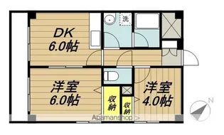 サニースカイ【6階】の間取り