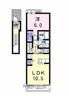 フロレシア【2階】の間取り