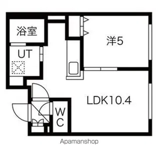 ラ・フォルテ北円山【1階】の間取り