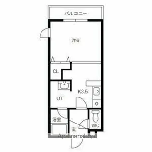 パークコート恵み野【1階】の間取り