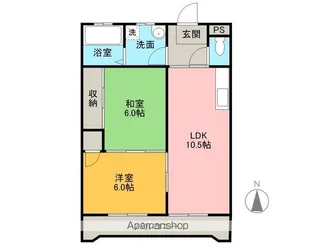 アーバンコートⅢ【502号室】の間取り