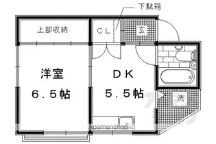 ハイツタチバナ【7号室】の間取り