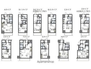 レオパレスFLAT新栄【1307号室】の間取り