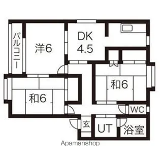 フリーデン【A201号室】の間取り