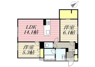シャーメゾン ヴィラ 平田台【1階】の間取り