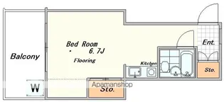 メゾンクレハ【301号室】の間取り