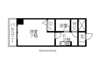 芳野アミティ【301号室】の間取り