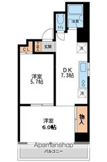 阪上ロイヤルハイツ第二【8階】の間取り