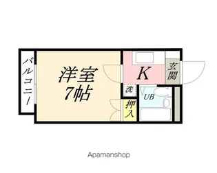 21ハイムC棟【2階】の間取り