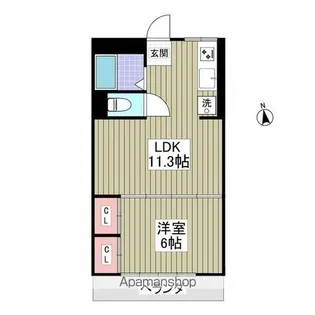 船橋セブンハイツ【3階】の間取り