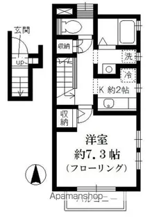 東京都練馬区石神井町1丁目【アパート】の間取り
