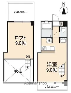 コリドールエスト【7階】の間取り