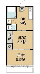 ハイネ國分【3階】の間取り