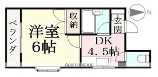クーネルハイツ1【305号室】の間取り