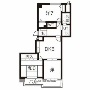 メゾン・ド・ラステア【3階】の間取り