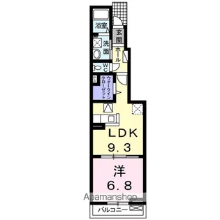 ブリッサ【1階】の間取り