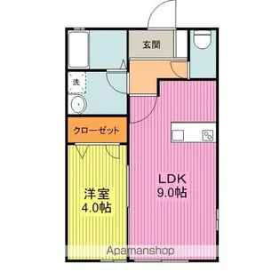 レトアE【2階】の間取り