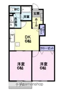 エクセレントヴィラ B【1階】の間取り