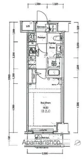ジーベックときわ台【8階】の間取り