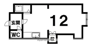 グランディール13【3-C号室】の間取り