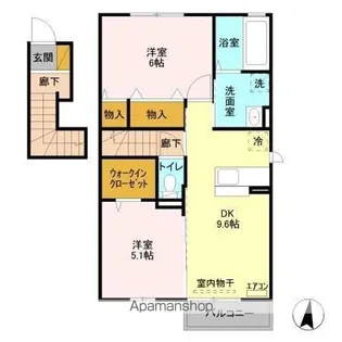 セジュール輝【2階】の間取り