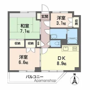 MAISON GOTOH【503号室】の間取り