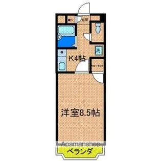 パークヒル東雲【302号室号室】の間取り