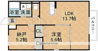 コートボナールⅠ・Ⅱ【1階】の間取り