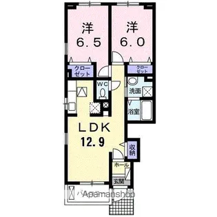 メルヴェーユⅢ【1階】の間取り