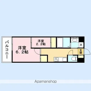 スカイツリー西新【4階】の間取り