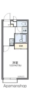レオパレスみらい【2階】の間取り