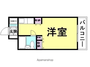 パシフィック南武庫之荘【518号室】の間取り