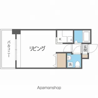エステート・モア・今泉【6階】の間取り
