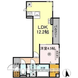 SERENVITA EAST(セレウィータ イースト)【2階】の間取り