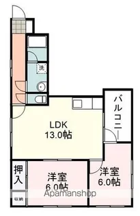 エクセルK【302号室】の間取り