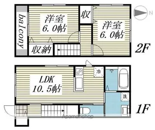 リリーフ【102号室】の間取り